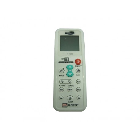 CONTROLE UNIVERSAL AR CONDICIONADO PROSPER K-1029