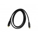 CABLE HDMI 3.00M MICROFINS NEGRO