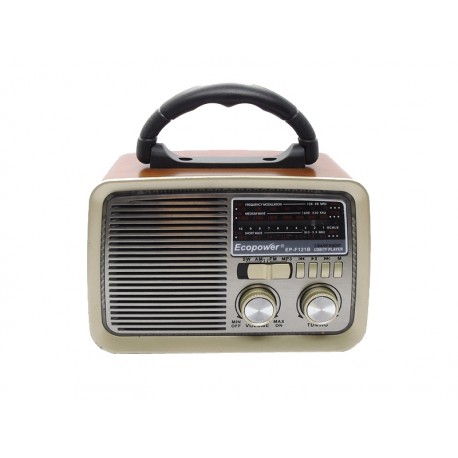 RADIO ECOPOWER EP-F121 - BATERIA - USB - SD