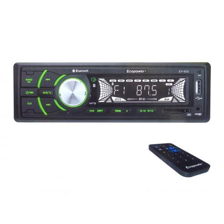 RADIO CAR ECOPOWER EP-655 - BLUETOOTH - USB - SD - RADIO FM