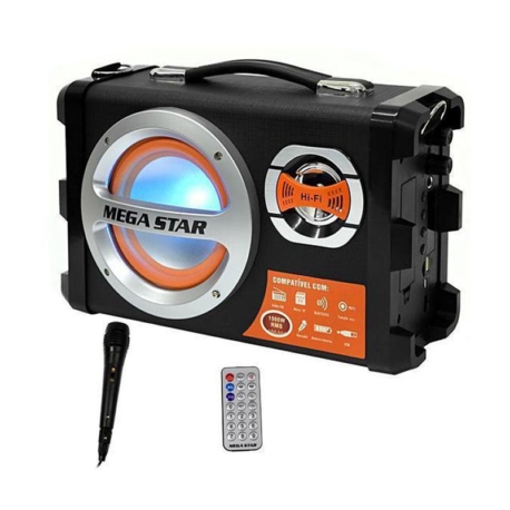 PARLANTE MEGASTAR HYK55BT - USB - SD - BLUETOOTH - CONTROL