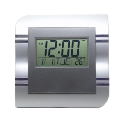 RELOJ DE PARED KENKO - KK-9805 - CUADRADO - TEMPERATURA - PEQUEÑO