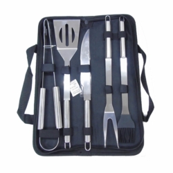 KIT DE CHURRASCO CON MALETA - 5 PIEZAS - S395