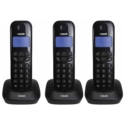 TELEFONO INALAMBRICO VTECH VT680-3 C/ IDENTIFICADOR - 6.0 - BIVOLT - 3 BASES - NEGRO