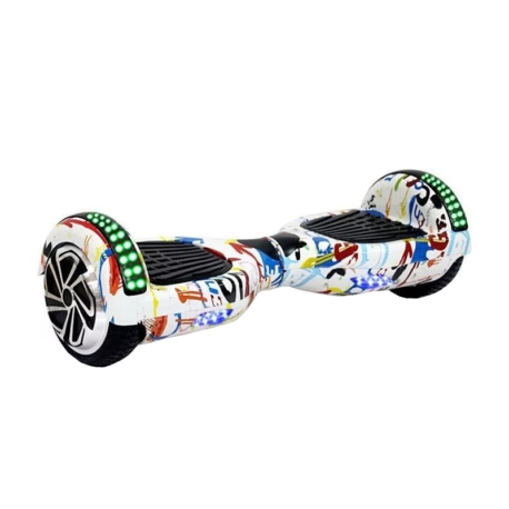 SCOOTER STARWHEELS 6.5 PULGADAS - BLUETOOTH - LED - GRAFITE