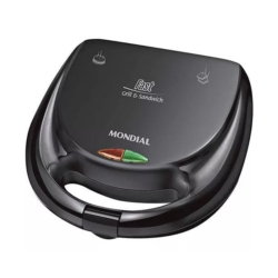 SANDUICHEIRA GRILL - MONDIAL - S-12 - 110V