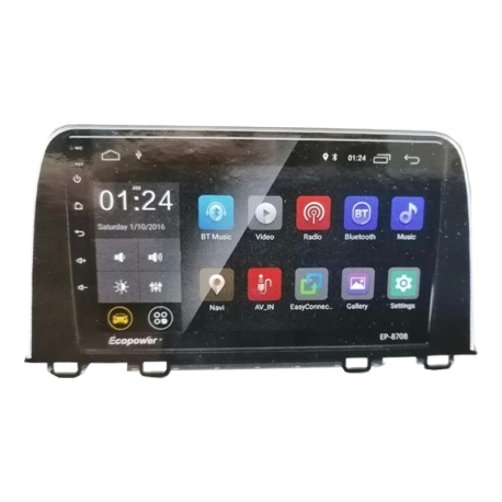 MULTIMIDIA ECOPOWER EP-8708 - ANDROID 9 - HONDA CRV 17/19 - 9 POLEGADAS