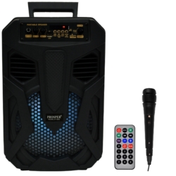 SPEAKER PROSPER P-1083 8" C/MICRÓFONO BT/USB/FM