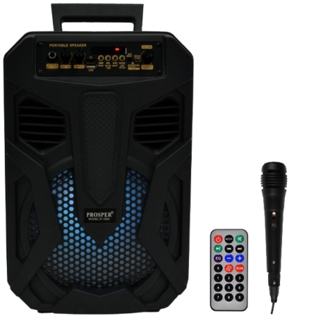 SPEAKER PROSPER P-1083 8" C/MICROFONE BT/USB/FM