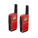 WALKIE TALKIE MOTOROLA.T110 KIT 16 MIL NEGROS/GAR.2V