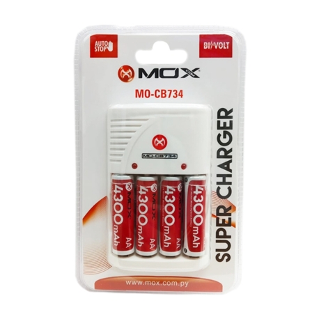 CARGADOR MOX MO-CB734 AA*4 4300 2V