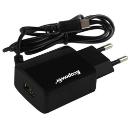 CARREGADOR ECOPOWER EP-7033 1-USB /2.1A/ /TIPO C