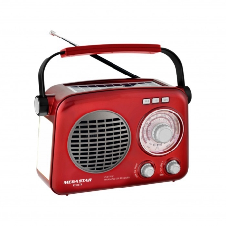 RADIO MEGASTAR RX-32BT AM/FM/USB/SOLAR