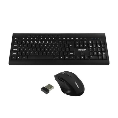 PC TECLADO/MOUSE S/FIO SATE K-726G/ESPANHOL