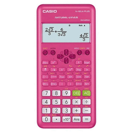 CALCULADORA CASIO FX82LA PLUS - CIENTIFICA - ROSA