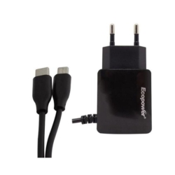 CARREGADOR ECOPOWER EP-7068 - UNIVERSAL - MICRO USB V8 / TIPO C- USB - BIVOLT