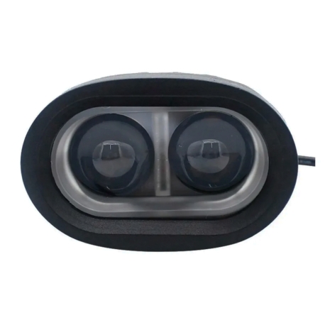 FAROL DE MILHA LED OVAL LUPA 2LEDS