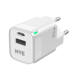 CARREGADOR HYE HYEC44 USB/T-C /3.0A/ /30W