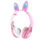 AURICULAR LUO CONEJO ME-15 BLT/ LED / ROSA