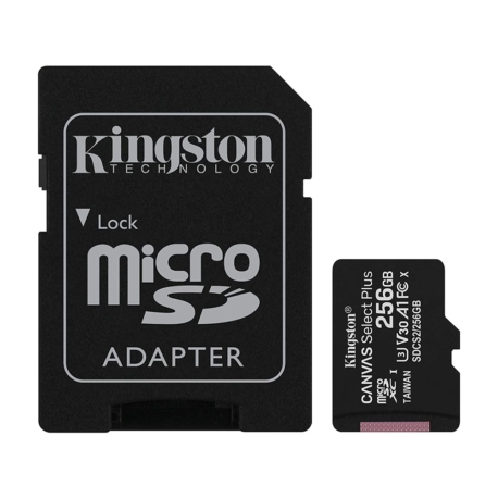 MEMORIA CLASS 10 MICRO SD KINGST 256GB 100M/S