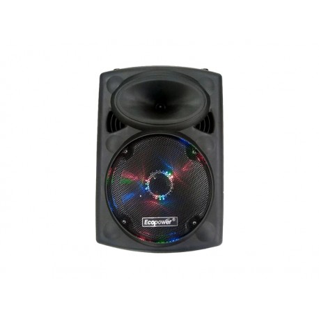 SPEAKER ECOPOWER EP-1903 BLUETOOTH 2 MICROFONES S/FIO 15 POLEGADAS