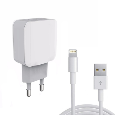 CARGADOR ONLY QUICK 1 USB - IPHONE - 4.4A - BLANCO