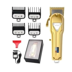 MAQUINA VGR V-140 LCD BARBA / CABELO- GOLD