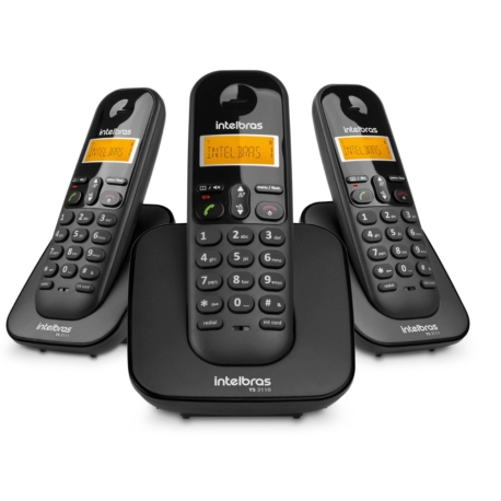 TELEFONE INTELBRAS TS-3113 BIN/BLK/6.0/2V/3FO