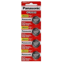 BATERIA CR2032 PANASONIC CARTELA C/05PIEZAS