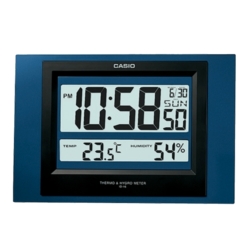 RELOGIO DE PAREDE CASIO TEMP/UMEDAD ID-16S