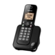 TELEFONE PANASONIC KX-TGC350 BIN / PRETO / 2V / 1 UNIDADE