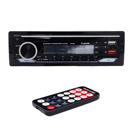 RADIO PARA CARRO ECOPOWER EP-653 BLUETOOTH /USB/SD/FM