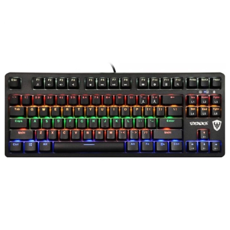 TECLADO GAMER SATELLITE GK-502 MECANICO EM ESPANHOL