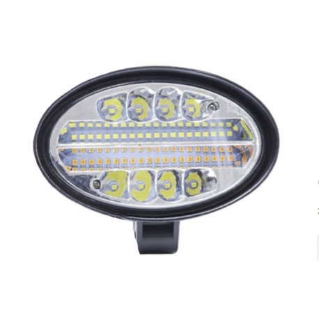 FAROL DE MILHA LED OVAL STROB W48A ( 48 LEDS)