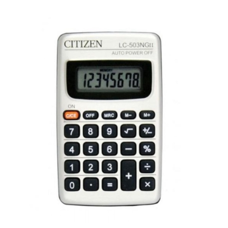 CALCULADORA CITIZEN LC-503NG 8-DIG