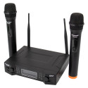 MICROFONO SIN CABLE ECOPOWER EP-M206 / 2 MIC + BASE