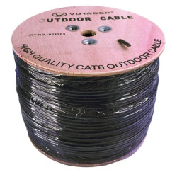 CABLE UTP VOYAGER CAT-6 EXT. BLACK 305M