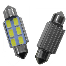 LED DE TECHO 6 LED'S 39MM 2PCS