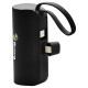 BATERIA AUXILIAR BLULORY CAPSULE / 5000MAH / PRETO