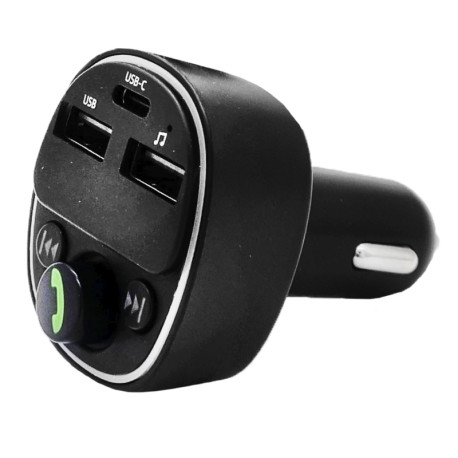 TRANSMISOR ECOPOWER EP-11 - BLUETOOTH/2 USB/1 USB-C/MICRO SD