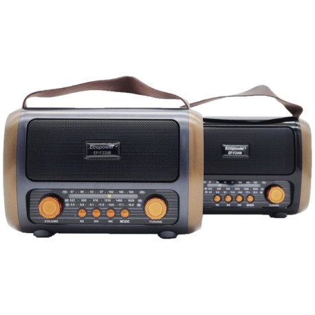 RADIO ECOPOEWR EP-F235 REACARREGAVEL/USB/SD/BLUETOOTH