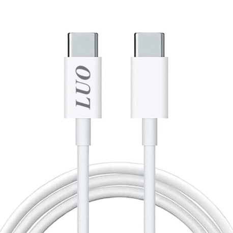 CABLE USB LUO LU-1132 / TIPO-C - TIPO-C / 1M