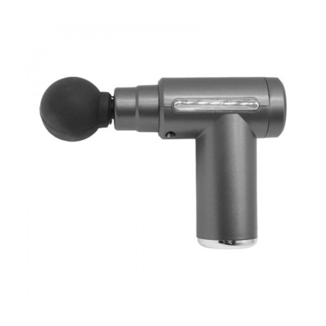 MASSAGEADOR PISTOLA MASSAGE GUN RECARREGAVEL GRAY