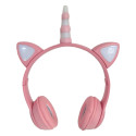 AURICUALR JST-J47 UNICORNIO / BLUETOOTH / LED / PINK