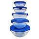 KIT TUPPER DE VIDRIO COOKING BOWL S502 05-PCS