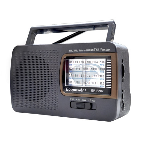 RADIO ECOPOWER EP-F207 4-BANDAS/RECARGABLE/SIN USB