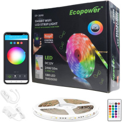 CINTA LED SMART ECOPOWER EP-3899 5mts/12V/WIFI