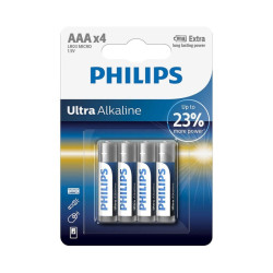 PILA ALKALINA PHILIPS AAAx4 ULTRA