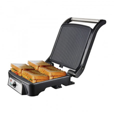 GRILLERA NAPPO NEG-163 TEMPERATURA REGULABLE/INOX / 220V