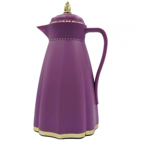 GARRAFA TERMICA DE VIDRO LA FRANCESA VACUUM JUG DR-100G/1L/ROXO